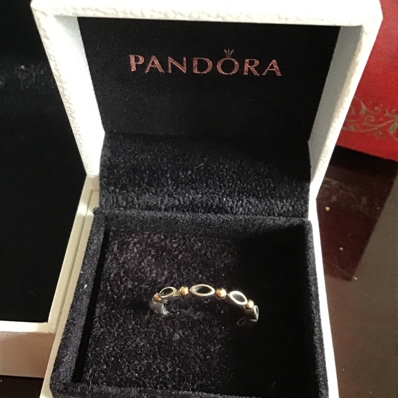 Pandora Gold and Silver Ring - Picture 1 of 6